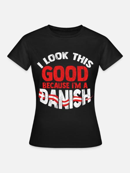 Dänemark - Frauen T-Shirt - Schwarz