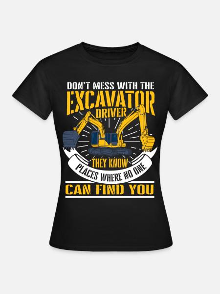 Bagger - Frauen T-Shirt - Schwarz