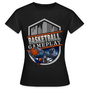 Basketballer Basketball BBall Basket - Frauen T-Shirt - Schwarz - Vorne - AI Model Female 172 dark (172cm)