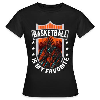 Basketballer Basketball BBall Basket - Frauen T-Shirt - Schwarz - Vorne - AI Model Female 172 dark (172cm)