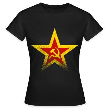 communisme - T-shirt Femme - noir - Devant - AI Model Female 172 dark (172cm)