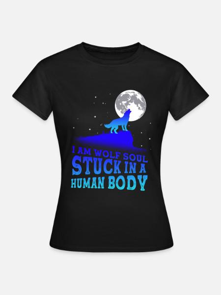 Wolf Wolves Wolf Pack Leader Wolf Werewolf - Women's T-Shirt - black