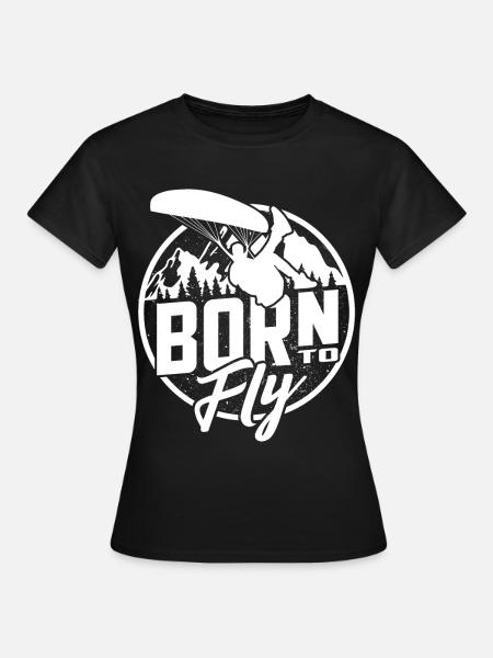 Paragliding Hobby - Frauen T-Shirt - Schwarz