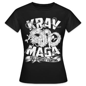 Krav Maga Sport Israel Kampfsport Legion Nahkampf - Frauen T-Shirt - Schwarz - Vorne - AI Model Female 172 dark (172cm)