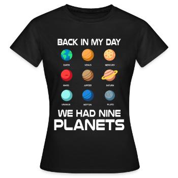 Astronomie - Frauen T-Shirt - Schwarz - Vorne - AI Model Female 172 dark (172cm)
