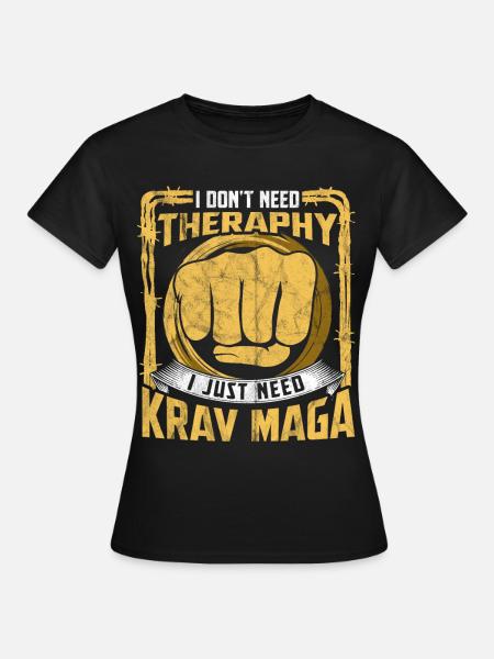 Krav Maga - Frauen T-Shirt - Schwarz