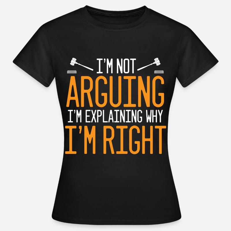 Abogado abogado abogado abogado - Camiseta mujer - negro