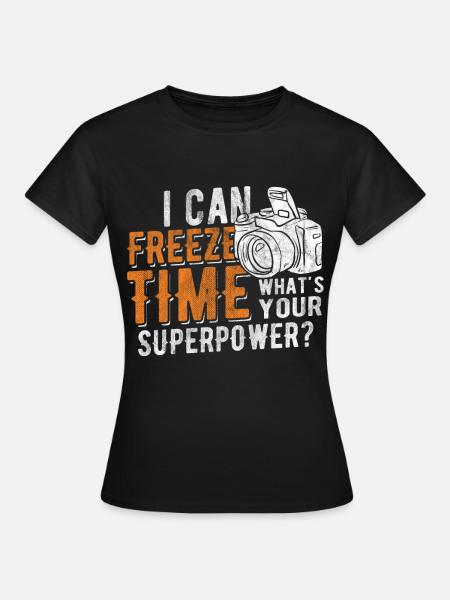 Fotograf Digitalkamera Fotoapparat Spiegelreflex - Frauen T-Shirt - Schwarz