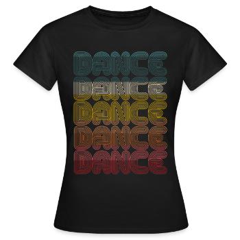 Danse danseuse danseuse danse école de danse - T-shirt Femme - noir - Devant - AI Model Female 172 dark (172cm)