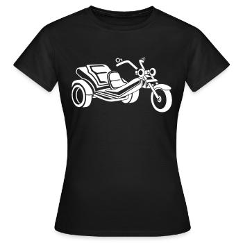 Triker tricycle - T-shirt Femme - noir - Devant - AI Model Female 172 dark (172cm)