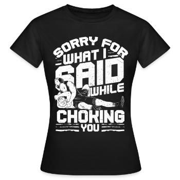 Wrestling - Frauen T-Shirt - Schwarz - Vorne - AI Model Female 172 dark (172cm)