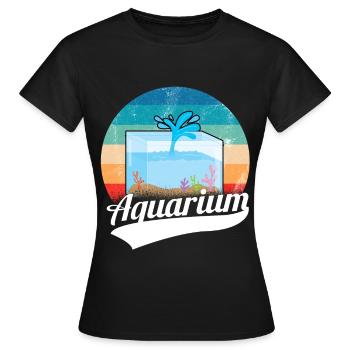 Aquarium - T-shirt Femme - noir - Devant - AI Model Female 172 dark (172cm)