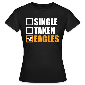 adelaar, eagle, aigle - T-shirt Femme - noir - Devant - AI Model Female 172 dark (172cm)