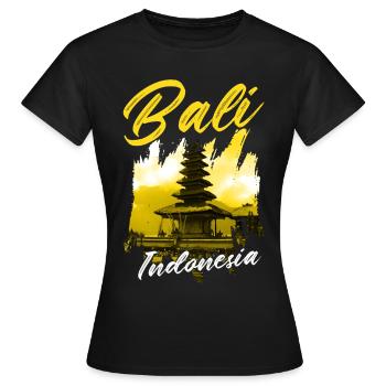 Bali - Frauen T-Shirt - Schwarz - Vorne - AI Model Female 172 dark (172cm)