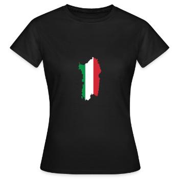 Sardinia - Women's T-Shirt - black - Front - AI Model Female 172 dark (172cm)