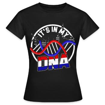 Netherlands - Women's T-Shirt - black - Front - AI Model Female 172 dark (172cm)