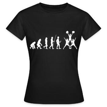 Cheerleader - Frauen T-Shirt - Schwarz - Vorne - AI Model Female 172 dark (172cm)