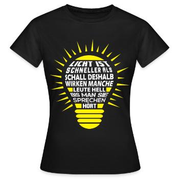 Electrician Electric Electric Gift - Women's T-Shirt - black - Front - AI Model Female 172 dark (172cm)