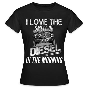 Camion pick-up diesel Pick up Distressed - T-shirt Femme - noir - Devant - AI Model Female 172 dark (172cm)