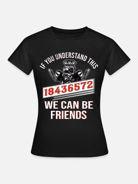 V8 Motor Auto Fan Auto Mechaniker distressed - Frauen T-Shirt - Schwarz