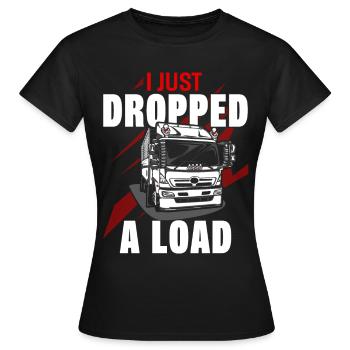 Trucker LKW Fahrer Fernfahrer Brummi Geschenk - Frauen T-Shirt - Schwarz - Vorne - AI Model Female 172 dark (172cm)