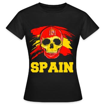 Espagne Tshirt Andalousie Spain Matador cadeau - T-shirt Femme - noir - Devant - AI Model Female 172 dark (172cm)