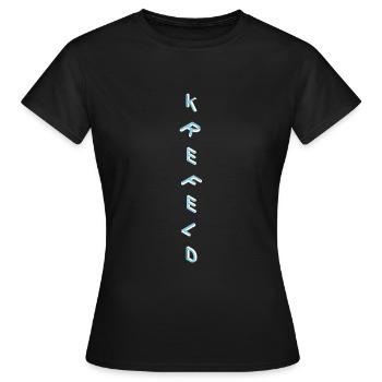 Krefeld - T-shirt Femme - noir - Devant - AI Model Female 172 dark (172cm)