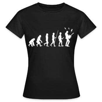 bassist - Women's T-Shirt - black - Front - AI Model Female 172 dark (172cm)