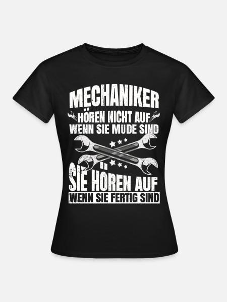 Mechaniker - Frauen T-Shirt - Schwarz