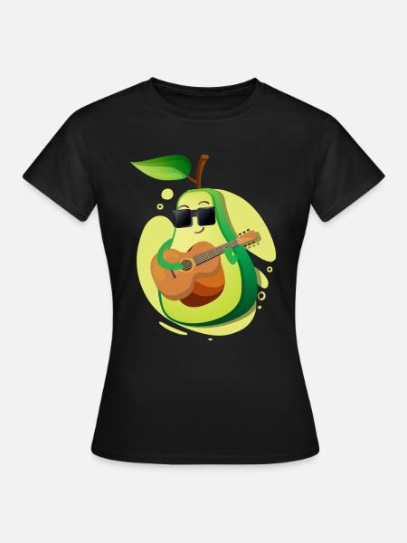 Avocado - Frauen T-Shirt - Schwarz