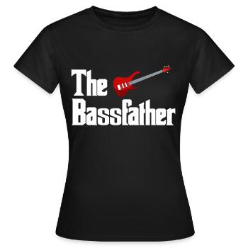 Bassist - T-shirt Femme - noir - Devant - AI Model Female 172 dark (172cm)