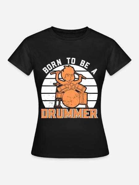 Percussion batteur batteur - T-shirt Femme - noir