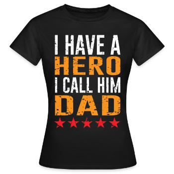 Best Dad I Best Dad - Women's T-Shirt - black - Front - AI Model Female 172 dark (172cm)