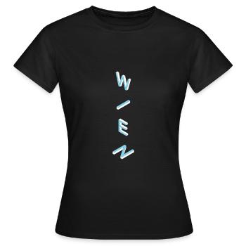 vienne - T-shirt Femme - noir - Devant - AI Model Female 172 dark (172cm)
