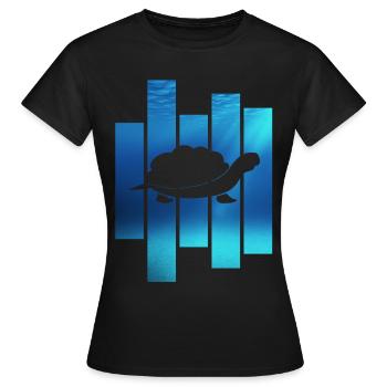 Turtle Turtle - Women's T-Shirt - black - Front - AI Model Female 172 dark (172cm)