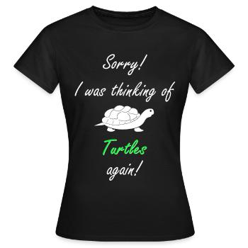 Turtle Turtle - Women's T-Shirt - black - Front - AI Model Female 172 dark (172cm)