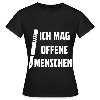 Chirurg Geschenk Medizin Doktor Doc Arzt Sprüche - Frauen T-Shirt - Schwarz - Vorne - AI Model Female 172 dark (172cm)