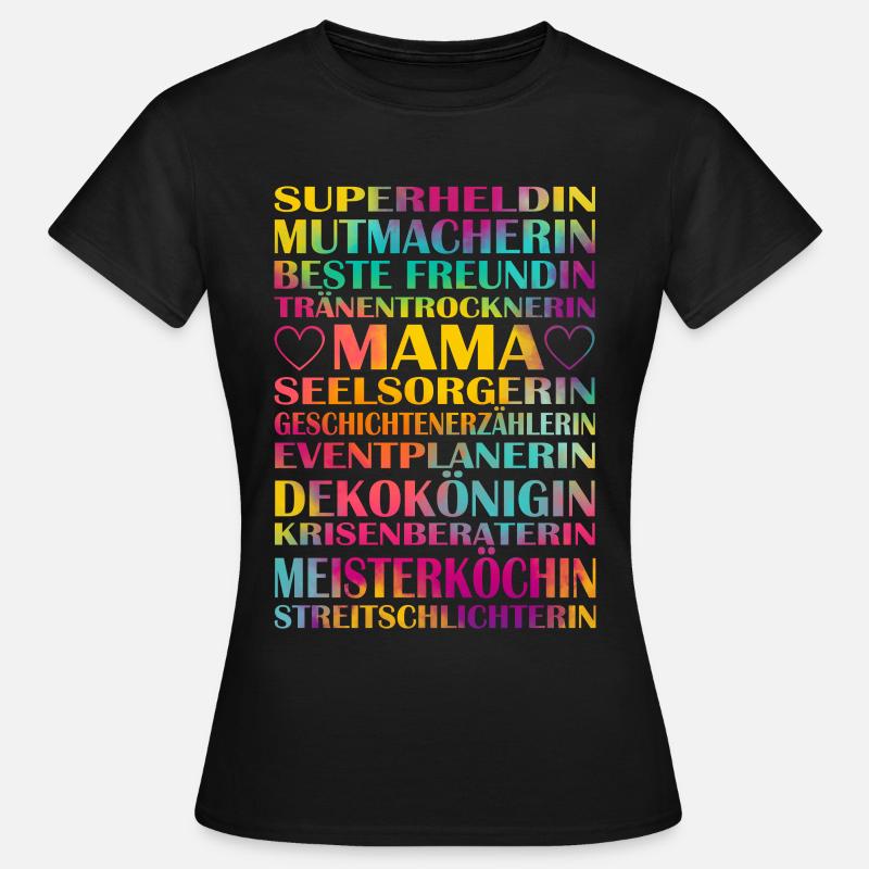 Muttertag - Frauen T-Shirt - Schwarz