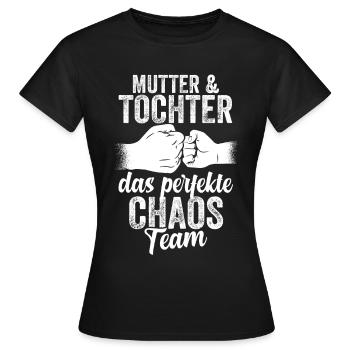 Mutter Und Tochter Muttertag - Frauen T-Shirt - Schwarz - Vorne - AI Model Female 172 dark (172cm)