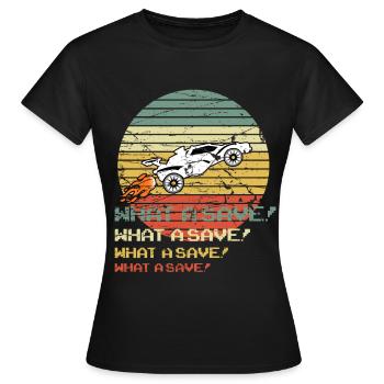 Rocket RC Car League Soccer Retro Vintage - T-shirt Femme - noir - Devant - AI Model Female 172 dark (172cm)
