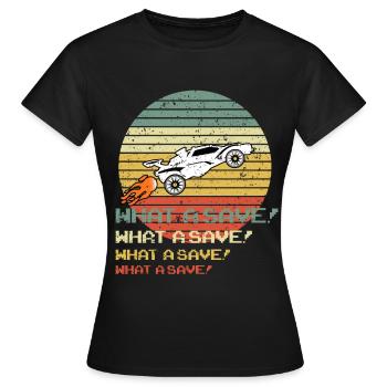 Rocket RC Car League Soccer Retro Vintage - T-shirt Femme - noir - Devant - AI Model Female 172 dark (172cm)