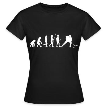 Hockey - T-shirt Femme - noir - Devant - AI Model Female 172 dark (172cm)