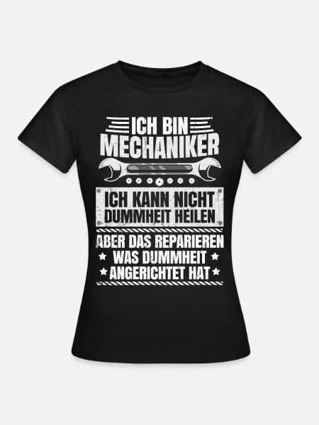 Mechaniker - Frauen T-Shirt - Schwarz