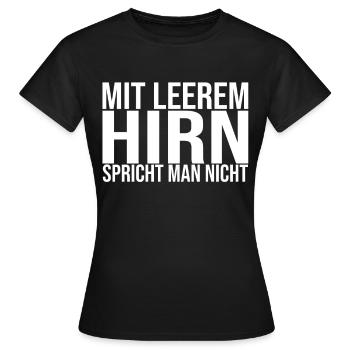 Lustige Sprüche Beleidigungen Sarkasmus - Frauen T-Shirt - Schwarz - Vorne - AI Model Female 172 dark (172cm)