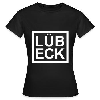 Lübeck Box - T-shirt Femme - noir - Devant - AI Model Female 172 dark (172cm)