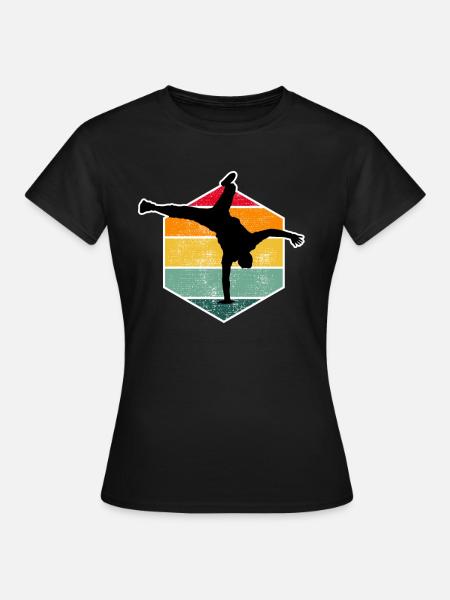 Breakdance Bboy Breakdancer Break Dance Cadeau - T-shirt Femme - noir