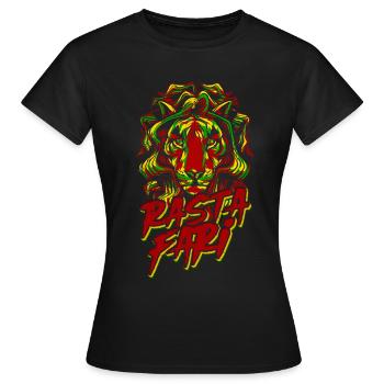Rastafari Jamaica Reggae Raggae Ganja Marley Rasta - Frauen T-Shirt - Schwarz - Vorne - AI Model Female 172 dark (172cm)