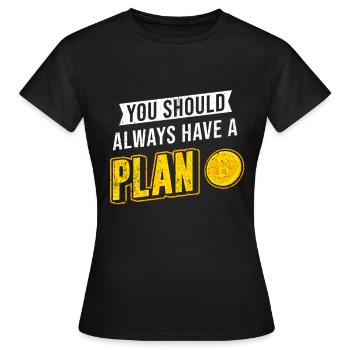 Bitcoin - T-shirt Femme - noir - Devant - AI Model Female 172 dark (172cm)