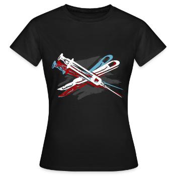 Surgeon Gift Medicine Doctor Doc Doctor Sayings - Women's T-Shirt - black - Front - AI Model Female 172 dark (172cm)