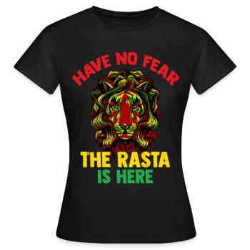 Rastafari Jamaica Reggae Raggae Ganja Marley Rasta - Frauen T-Shirt - Schwarz - Vorne - AI Model Female 172 dark (172cm)